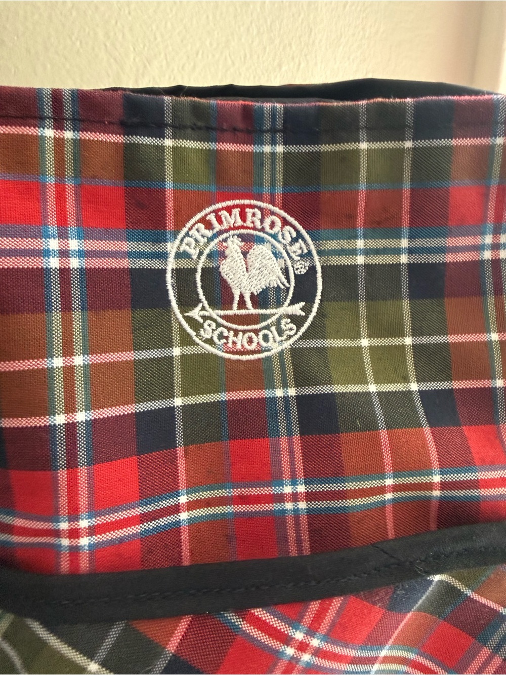 Primrose School Tartan Tote Bag